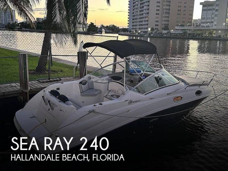 2007 Sea Ray 240 sundancer