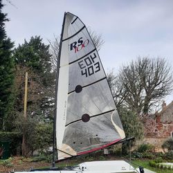 RS100 sail # 403 with 8.4 rig