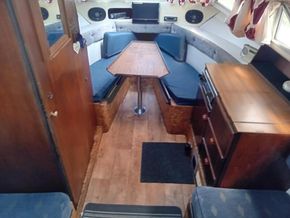 Cabin with table up