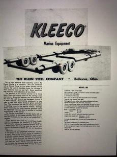 1980 Kleeco Hydraulic Boat Trailer