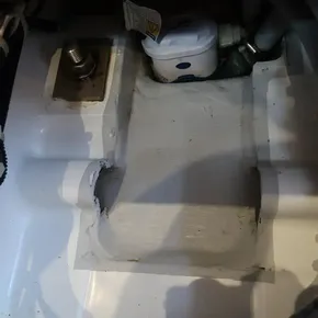 Beneteau Oceanis 41.1 2019 yacht interior detail with mechanical components.