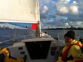 Sailing into Liverpool
