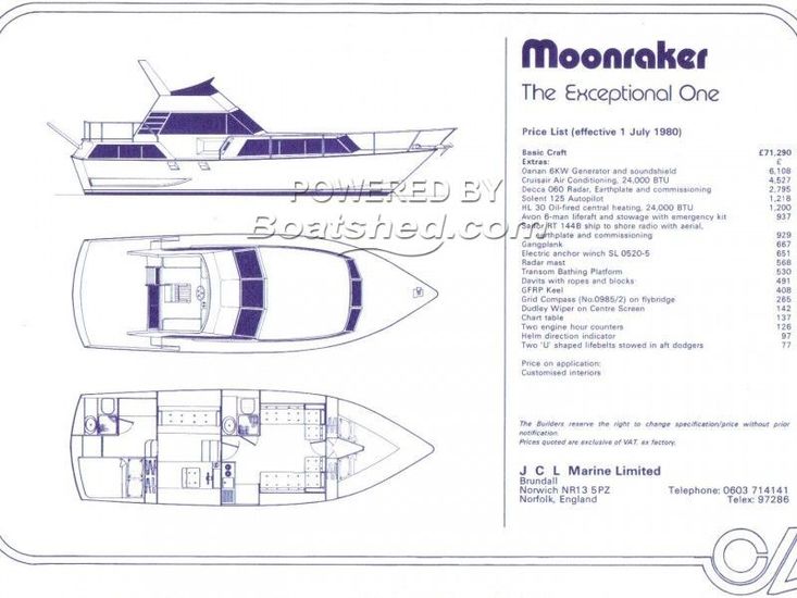 1972 Moonraker 36