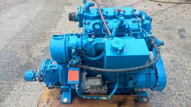 Lister LPW3 29hp Keel Cooled Marine Diesel Engine Under 250Hr From New