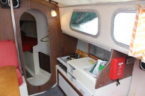 Cabin Looking forward with Cooker