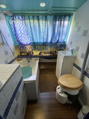inside bathroom