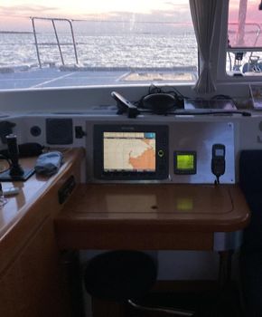 Nav Station at night