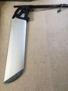 RS Feva sailing dinghy rudder assembly + Fits RS Quba