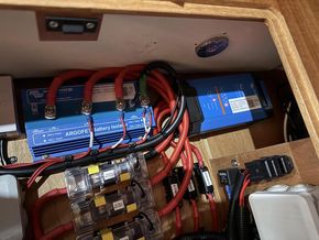New battery charger installation