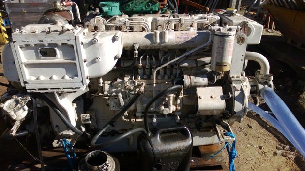 2006 Doosan L086TIL 360hp Bobtail Marine Diesel Engine