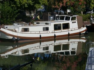 Sold - nice dutch barge with mooring in south of  France