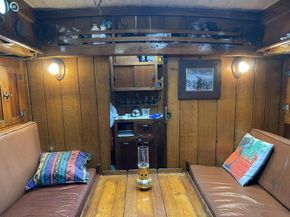 Saloon table looking aft