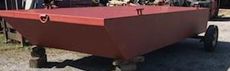 New 20' x 8' x 30" Steel Barge - 1 in stock