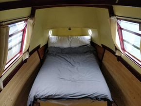 Double bed with underneath storage