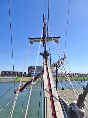 3 mast Charterschip / Evenementenboot 44 nachtgasten, 150 daggasten