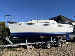 Gibsea 234 on Double Axle Trailer