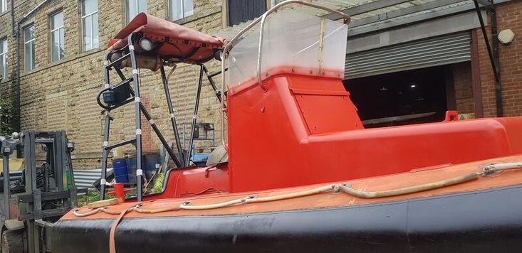 Aluminium rib 6 metre