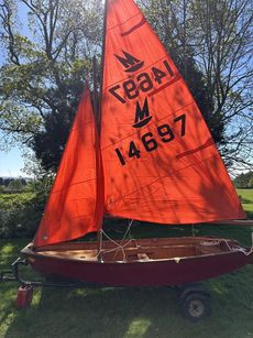 1968 Mirror Dinghy sail number 14697
