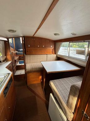 Looking aft