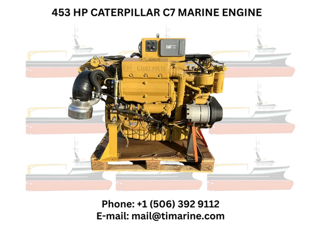 453 HP Caterpillar C7 Marine Engine