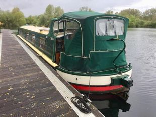 Jeanette 60x10 widebeam with mooring option at Roydon Marina Village