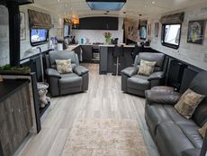 Joanie's Ark 65' widebeam with mooring at Roydon Marina Village