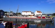 27m Humber Barge on residential mooring in Woodbridge, Suffolk