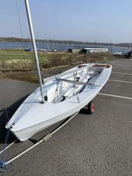 Wooden Solo Dinghy GBR 982