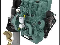NEW Volvo Penta D2-50 51hp Marine Diesel Engine & Saildrive Package