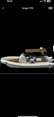 RIB 7.5m ProMarine, Yamaha 250hp