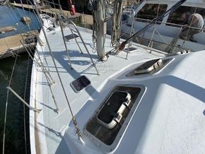 Steel Blue Water Cruising Yacht 40ft Residential Mooring - Foredeck