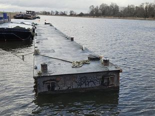 Mooring pontoon