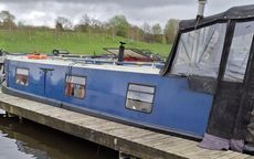 Beautiful liveaboard cruiser stern in Lancs
