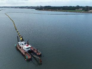 'Grou' - dismountable cutter suction dredger, 450 mm discharge dia.