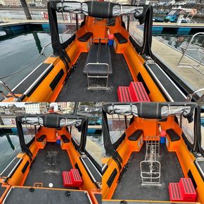 Deck options with removal seat/bottle rack