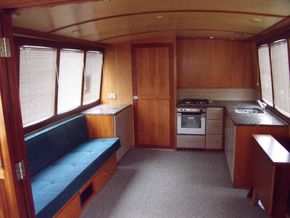 main saloon with connecting door closed
