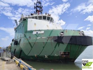 SOLD BY AUCTION on 26-AUG-25 / CONTACT US / Laid Up since April 2025 / 66m / DP 2 / 85ts BP AHTS Vessel for Sale / #1075964