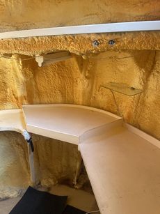 Thames barge house boat conversion fully insulated