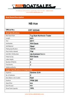 Tollhouse Boat Details Form1