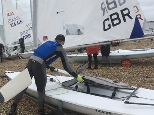 Ovington ILCA 6, sail number 219812