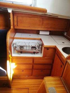 galley with cooker