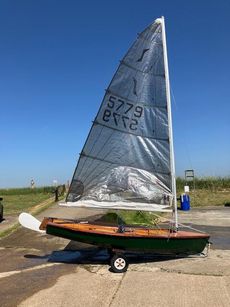Solo dinghy sail number 4184