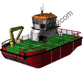 15 Meter Multicat with crane and deck crane option