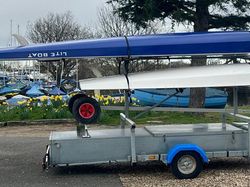 3 Lite Rowing Boats and Storage Trailer