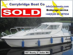 1997 Bounty 27 Sedan Mk 2. (Sold)