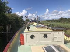 Liveaboard 57ft houseboat with secluded Faversham mooring 