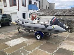 ZODIAC PRO 470 RIB, 40HP YAMAHA, ROAD TRAILER