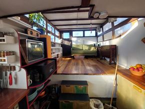 View of living room / wheelhouse from kitchen