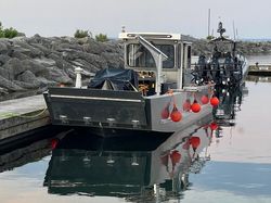 2025 Outlaw 28? x 10? Aluminum Landing Craft | Twin Yamaha 225s w/trai