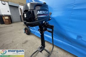 Mercury 5hp long shaft outboard - side